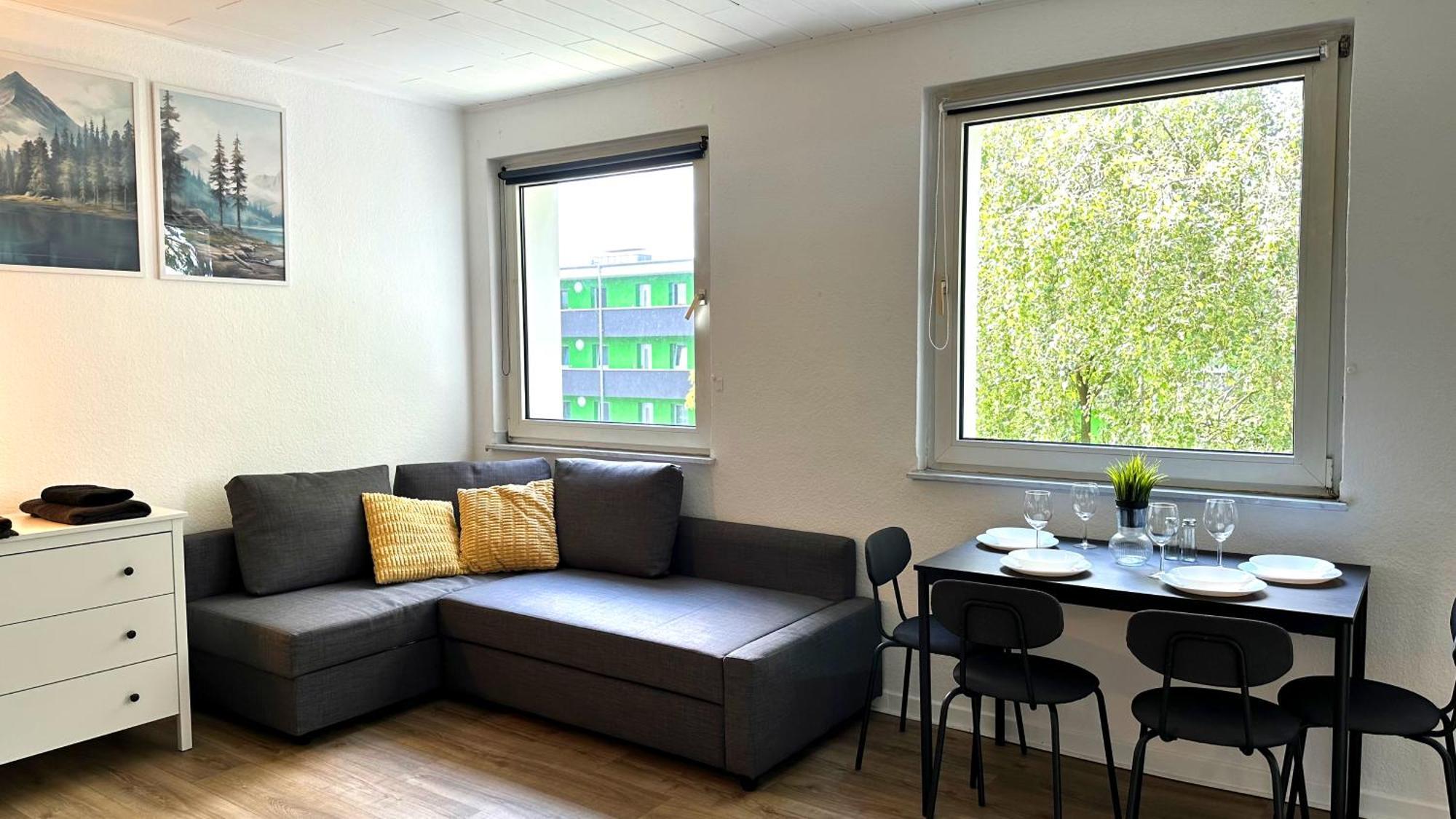 Schoenes Studioapartment Uni Naehe, Wlan, 4 Gaeste *